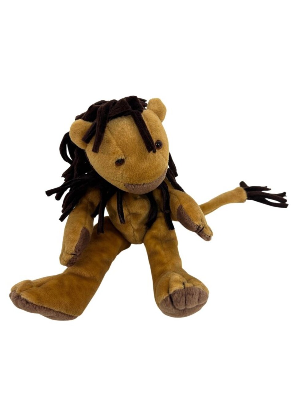 Marley Dredlion Plush Beanbag Toy Vtg 1999 Boyd’s Dreadlocks Lion Unisex Kids